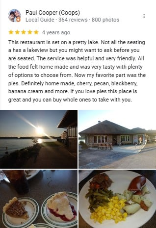 Stoll's Lakeview Restaurant Instagram