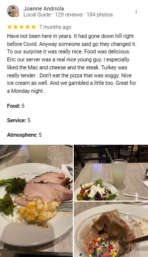 The Buffet at Mount Airy Instagram