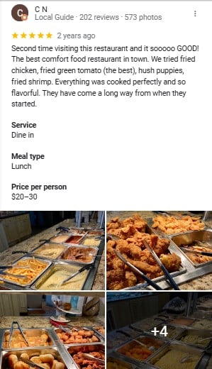 The Tomatoes Country Buffet Instagram