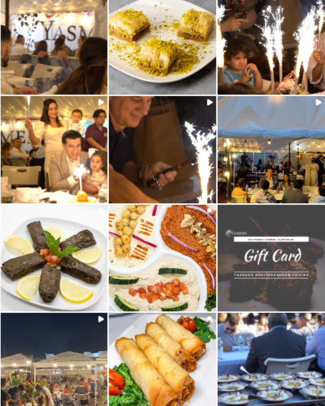 Yasmeen Mediterranean Cuisine Instagram