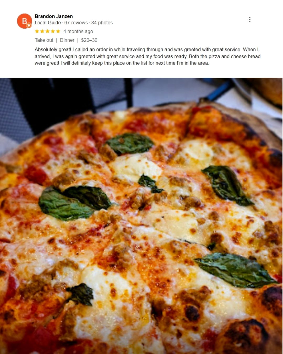 Bella Fuoco Wood-fired Pizza