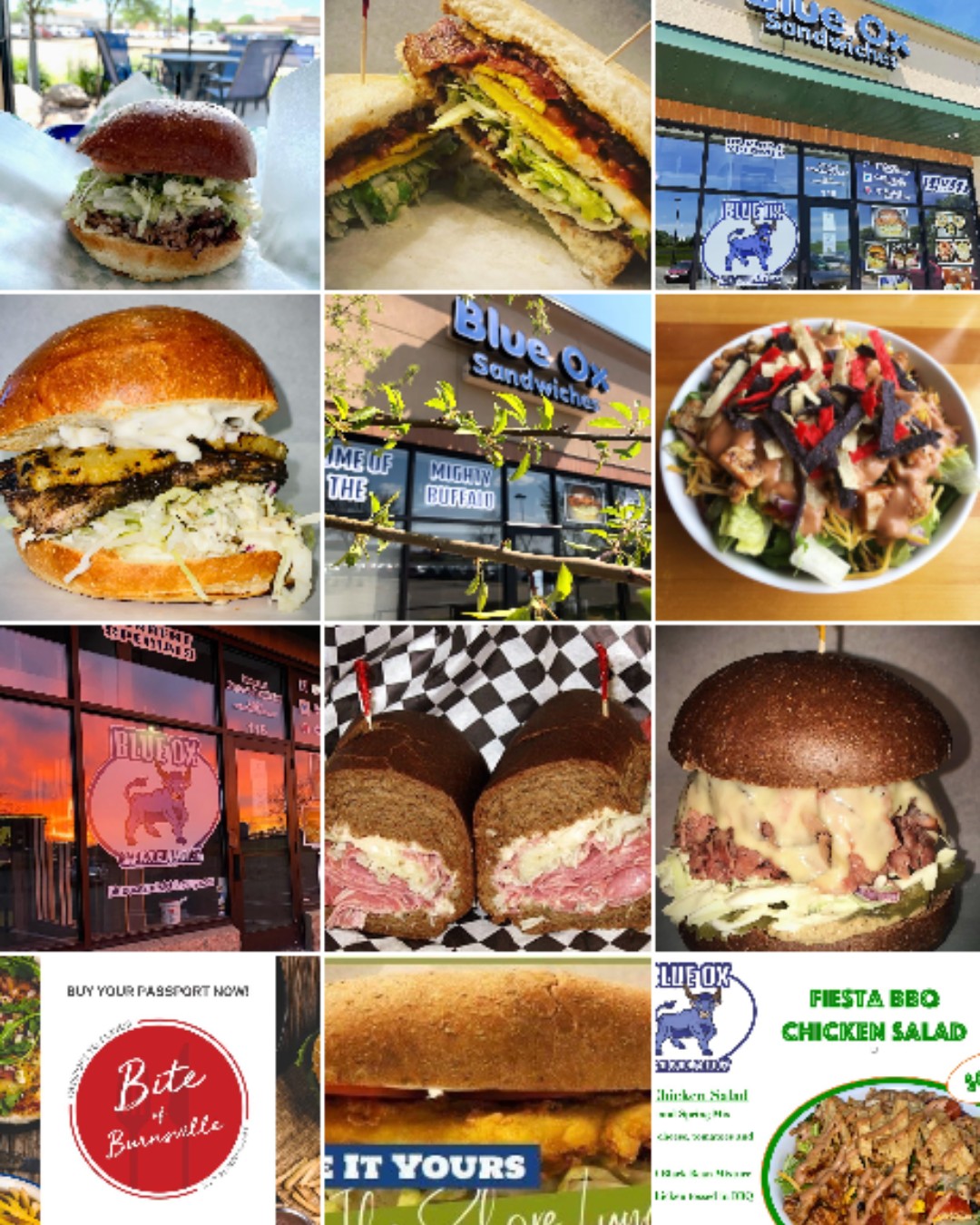 Blue Ox Sandwich Factory Instagram