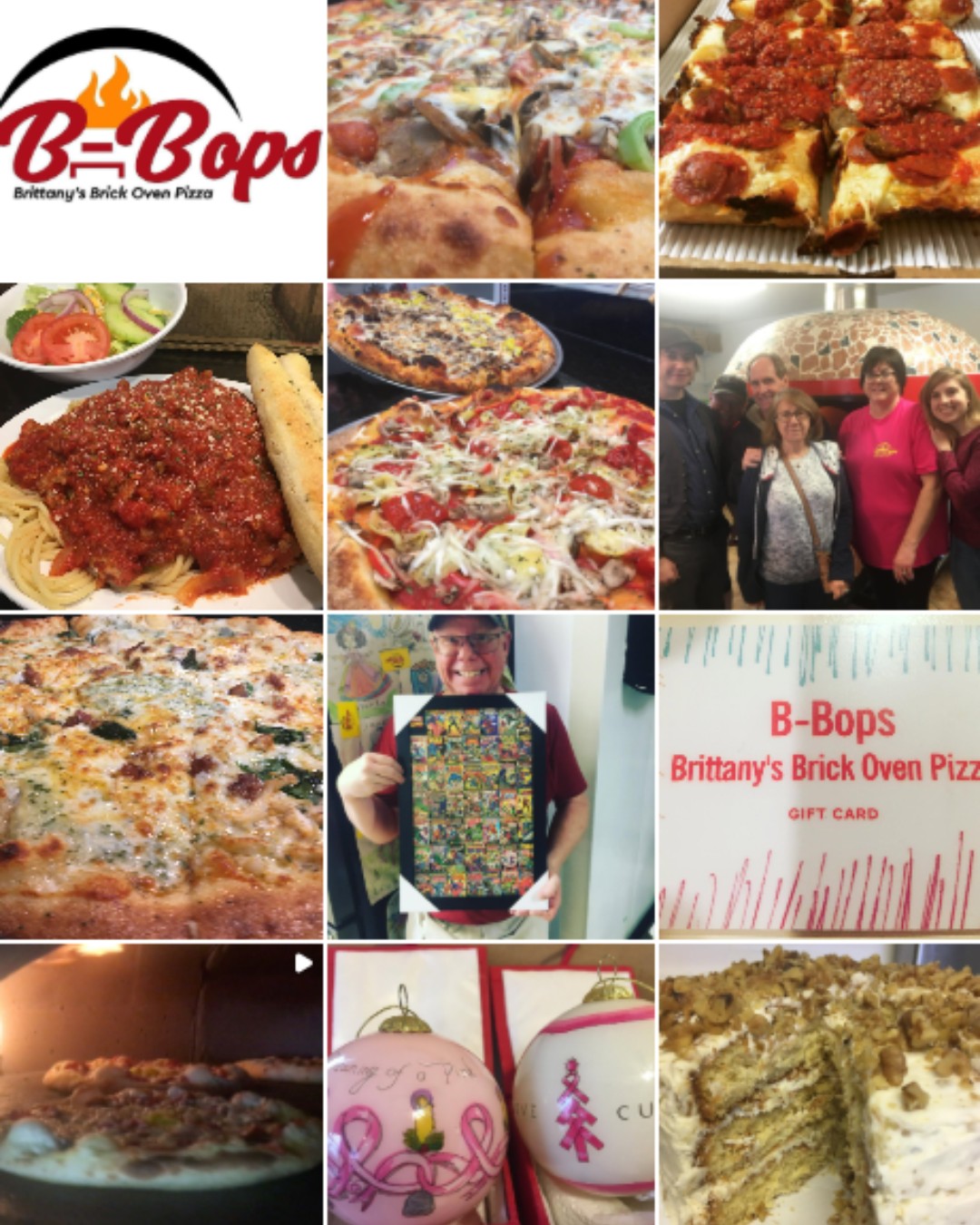 Brittany’s Brick Oven Pizza - B-Bop’s Instagram