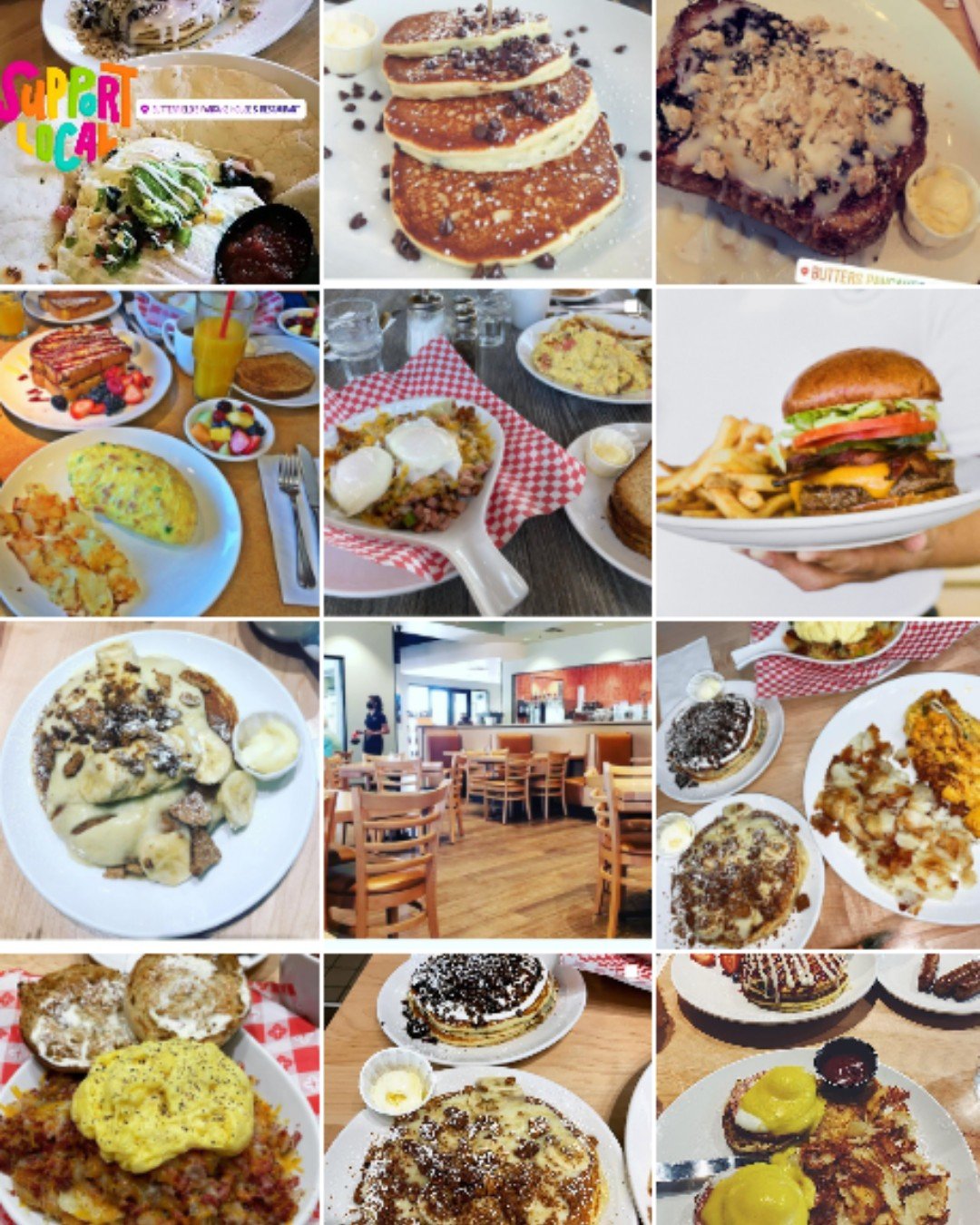 Butters Pancakes & Cafe Instagram