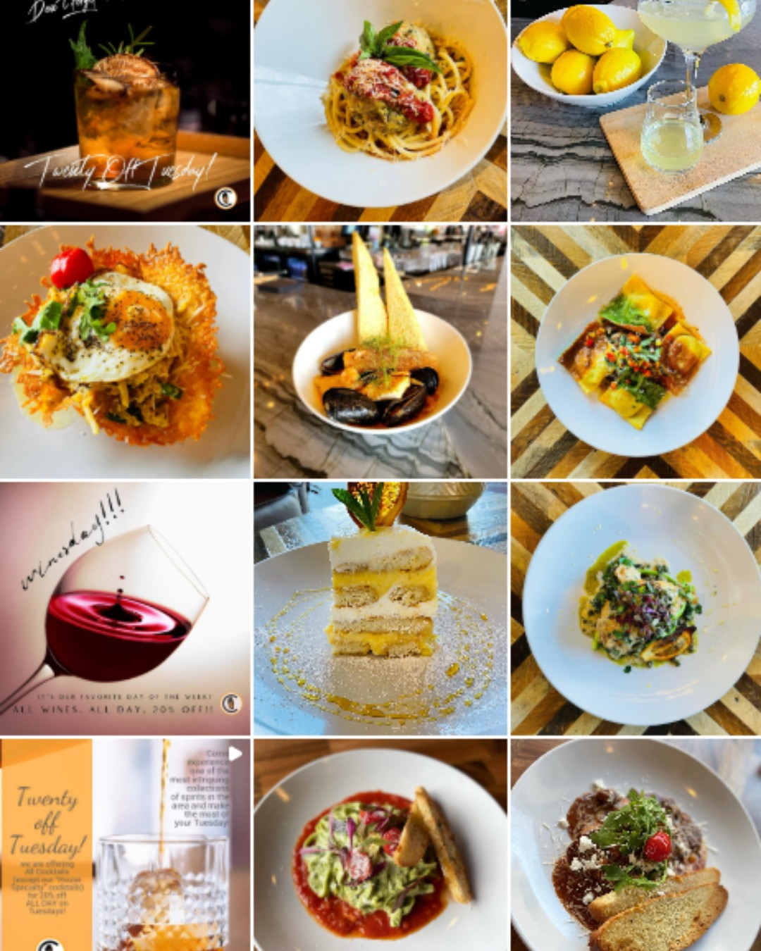 Chrysalis Modern Italian Instagram