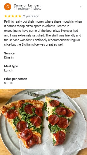 Fellini's Pizza Instagram
