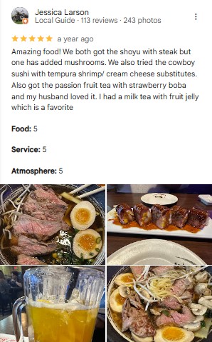 Fuji Sushi Instagram