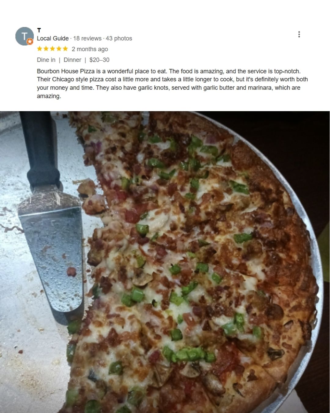 KY Bourbon House Pizza