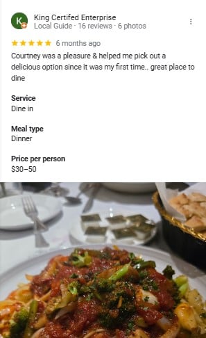 L'Italiano Restaurant Instagram