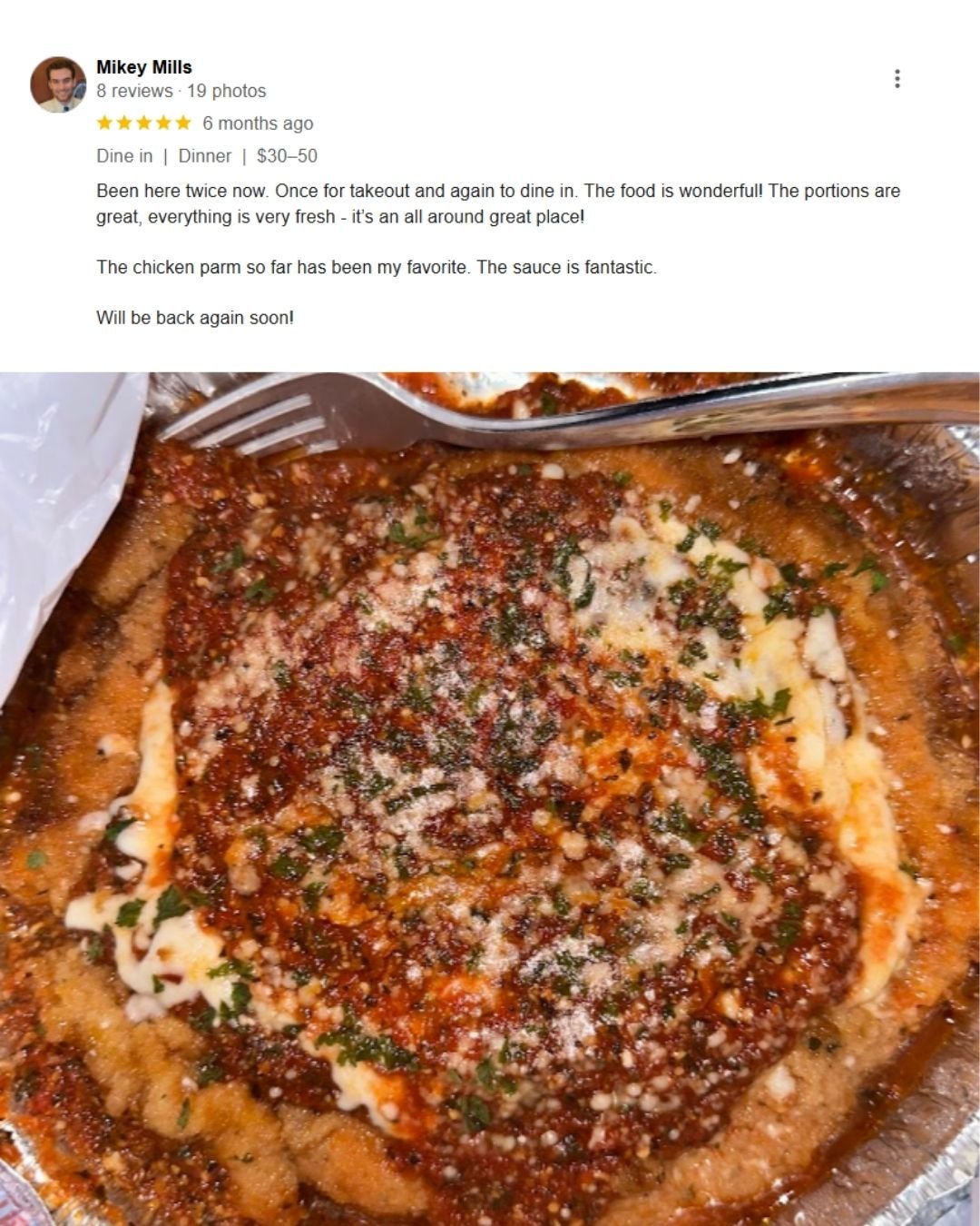 MT Amelia's Authentic Italian Eatery