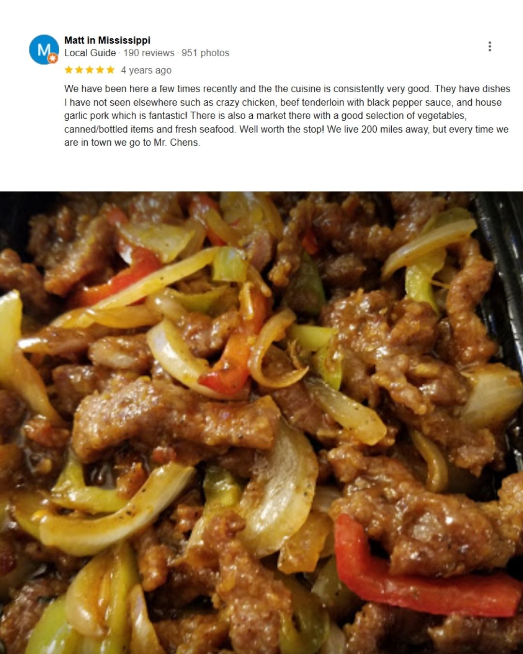 Mr. Chen's Authentic Chinese Restaurant