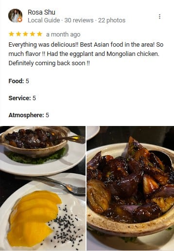 Pepper Asian Bistro Instagram