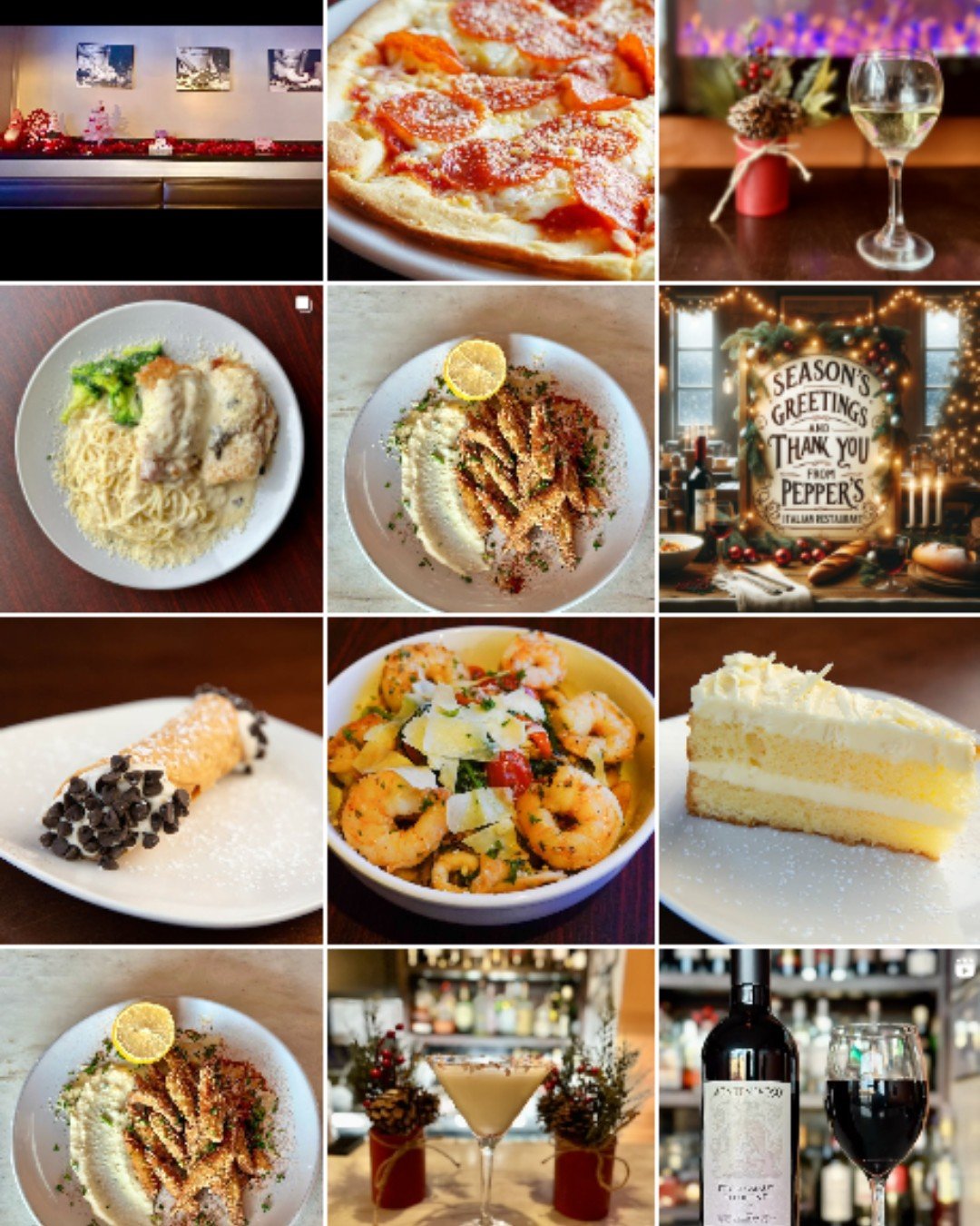 Pepper's Italian Restaurant Instagram