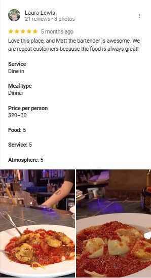Ricatoni's Italian Grill Instagram