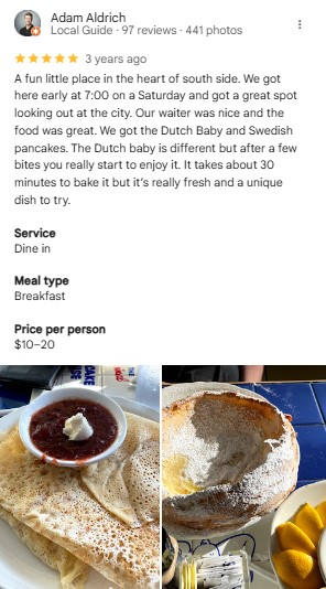 The Original Pancake House Instagram
