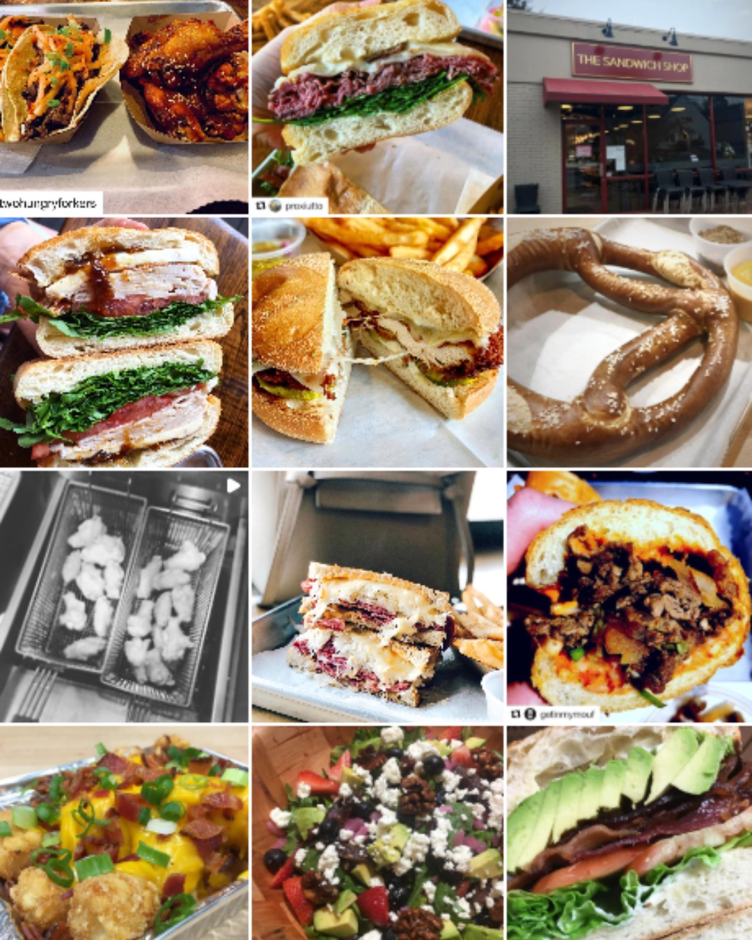 The Sandwich Shop Instagram