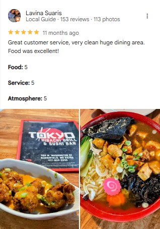 Tokyo Hibachi Grill & Sushi Bar Instagram