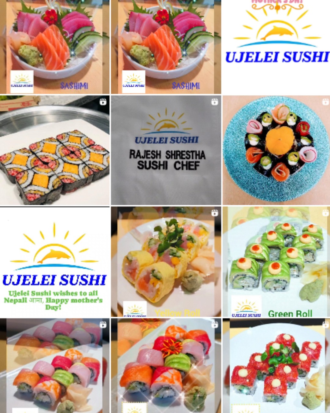 Ujelei Sushi Instagram