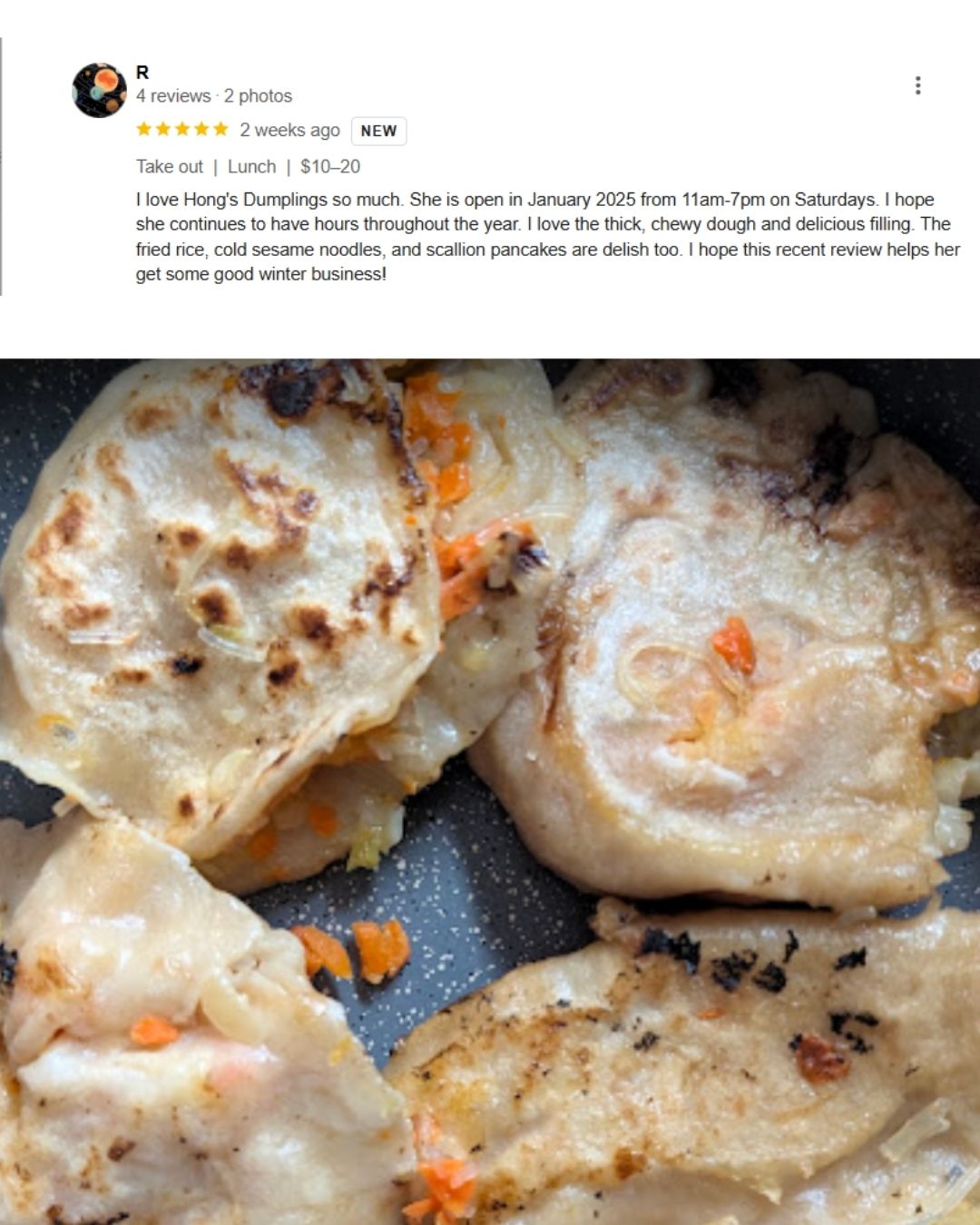 VT Hong's Chinese Dumplings