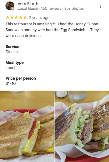 West Tampa Sandwich Shop Instagram