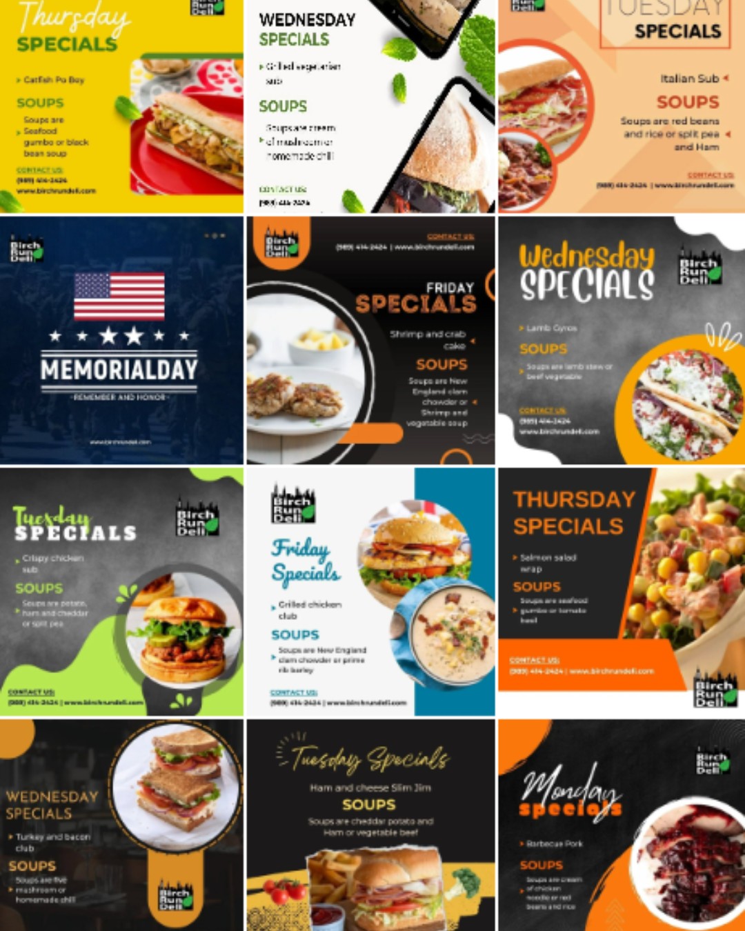 Birch Run Deli Instagram