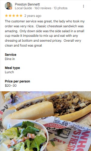 Capriotti's Sandwich Shop Instagram