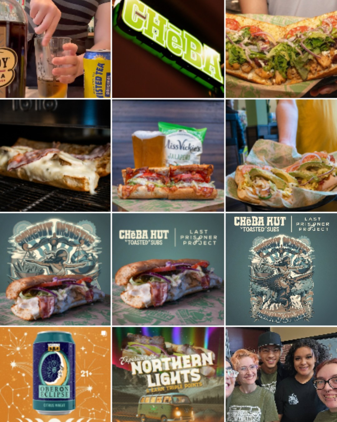 Cheba Hut "Toasted" Subs Instagram