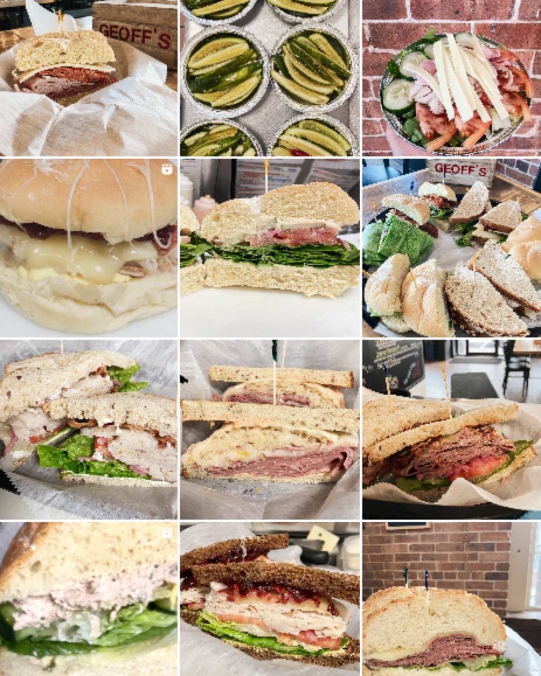 Geoff's Superlative Sandwiches Instagram