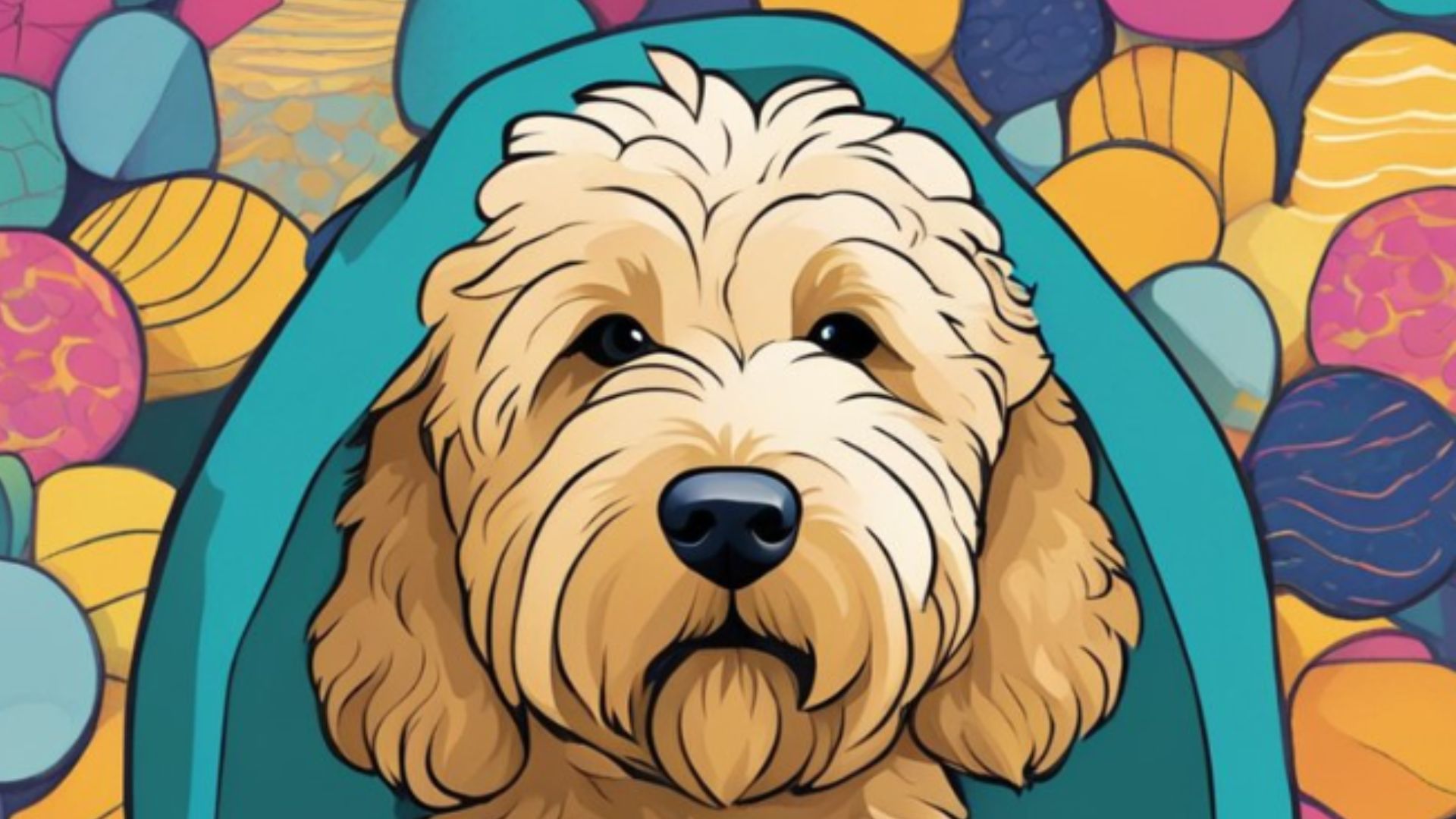 Goldendoodles blanket