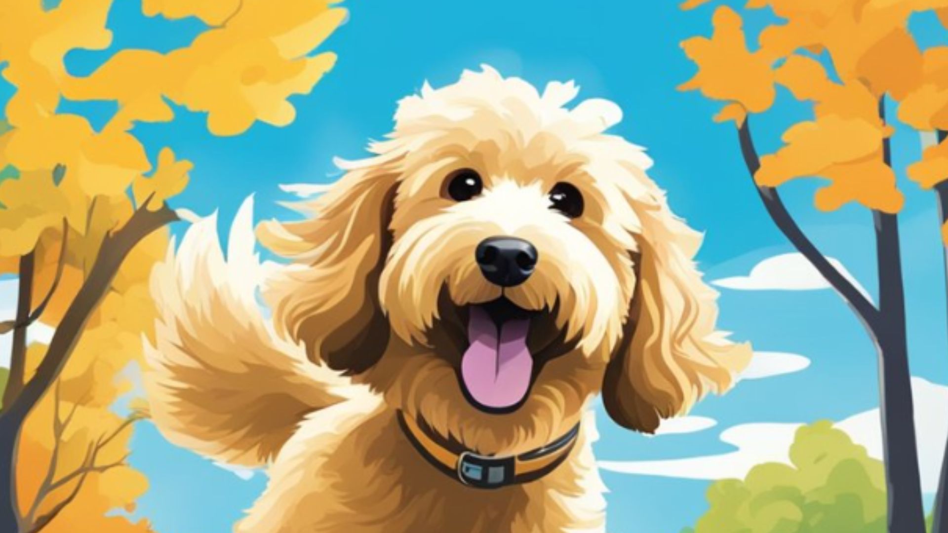 Goldendoodles fall