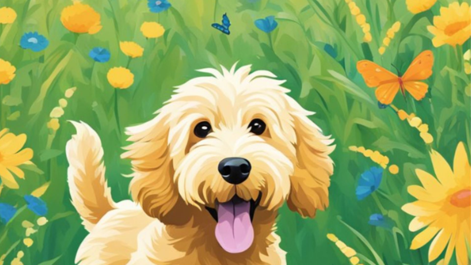 Goldendoodles florals