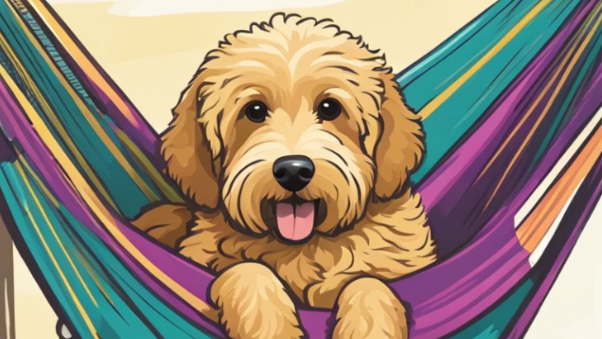 Goldendoodles hammock