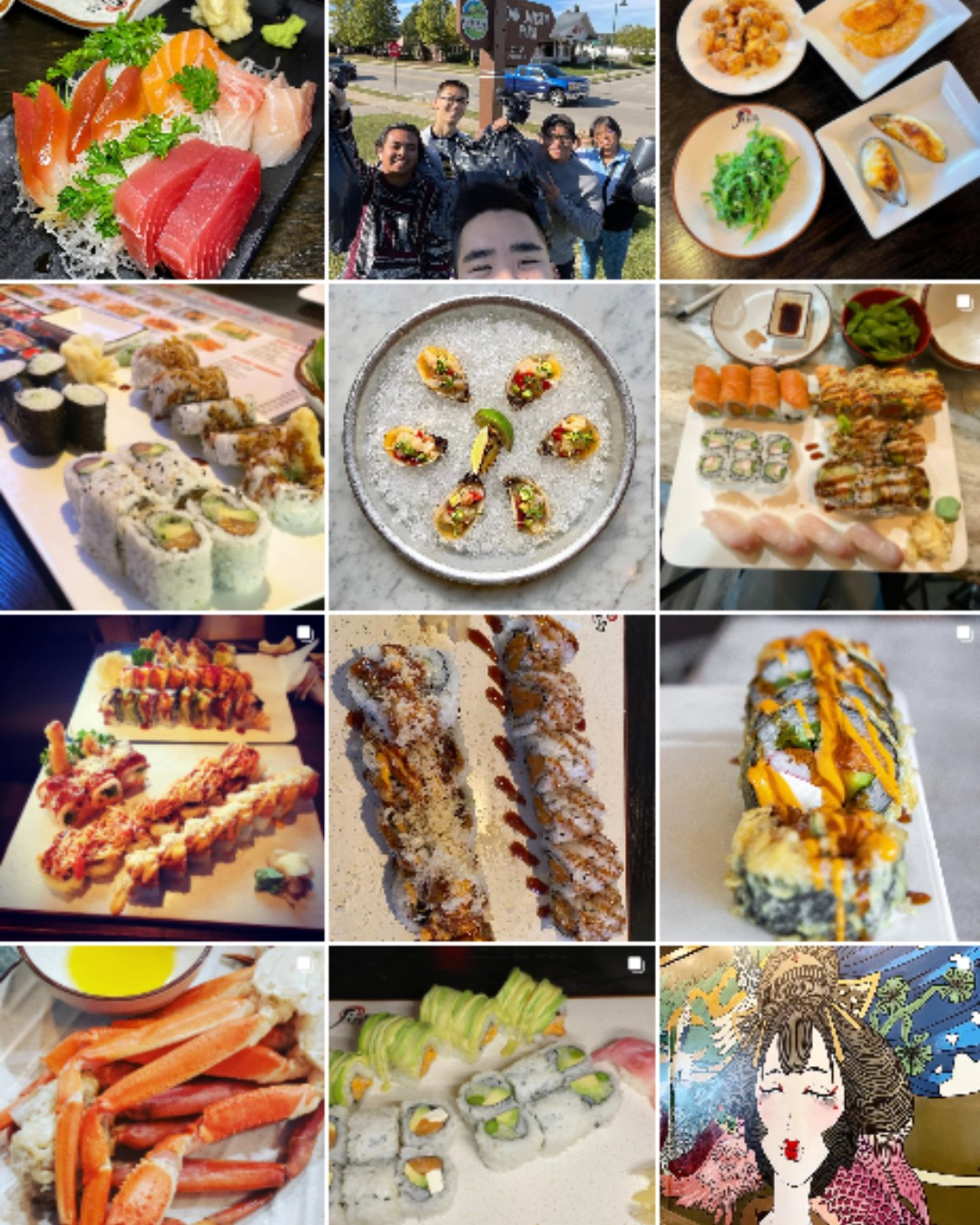 Jin's Sushi Seafood & Bar Instagram