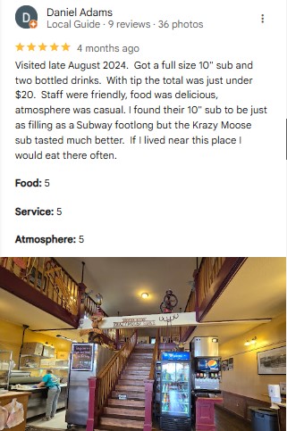 Krazy Moose Subs Instagram