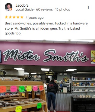 Mr. Smith's Bakery Café & Catering Instagram