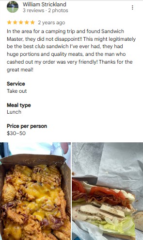 Sandwich Master Instagram