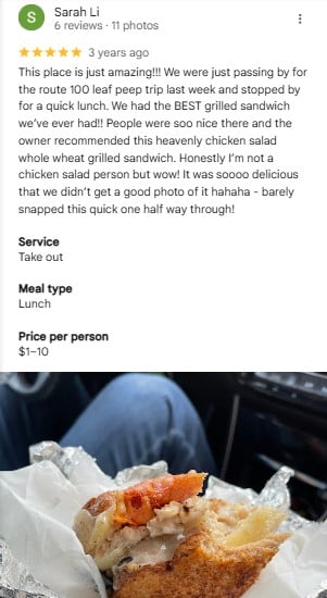 The Sandwich Shoppe Instagram