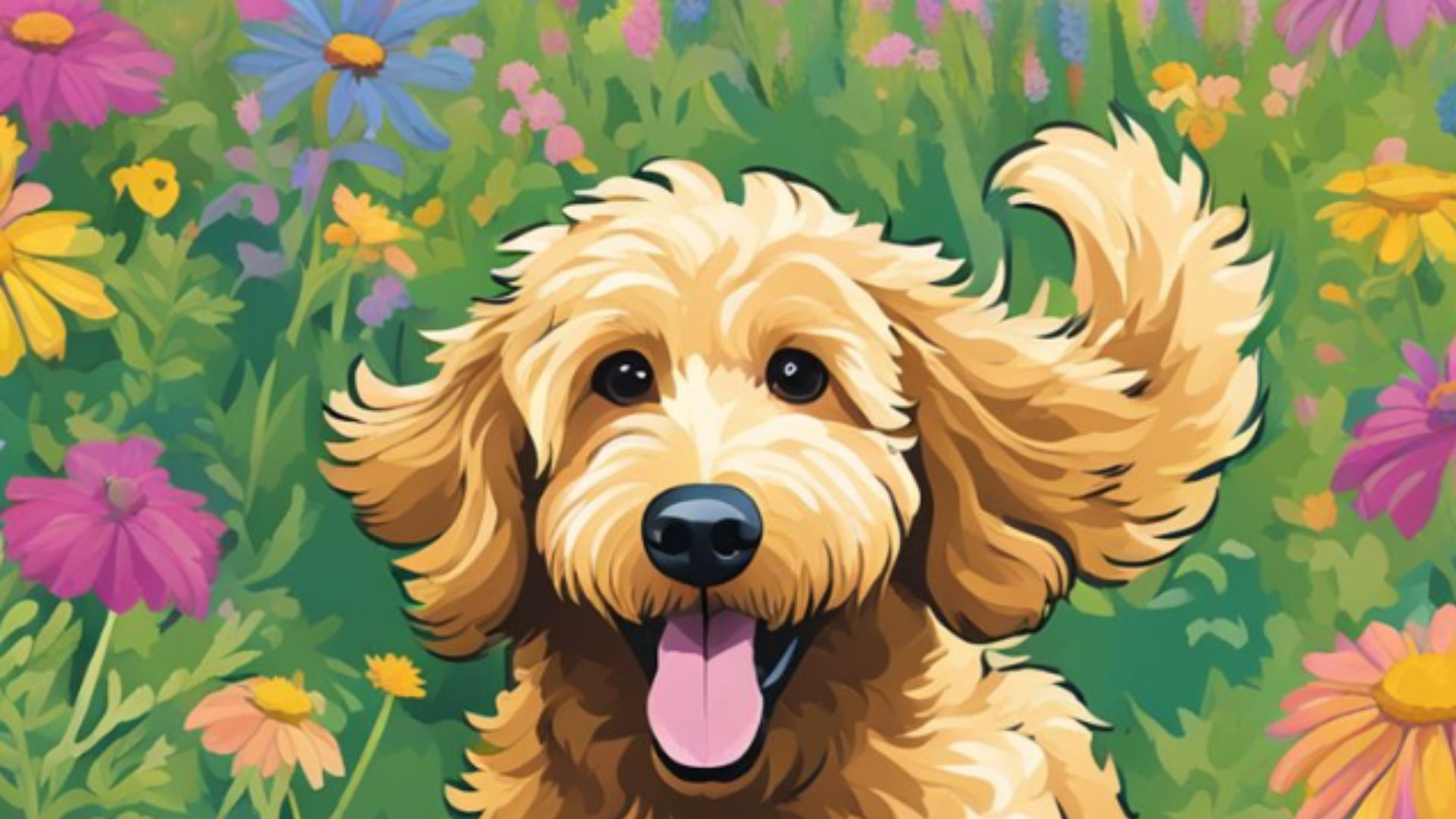 flower dog