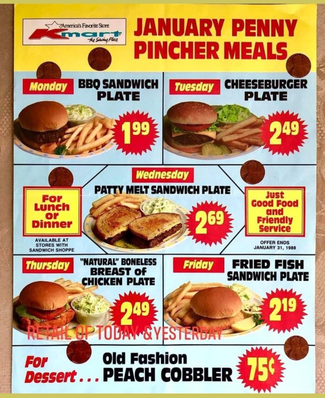 kmart menu