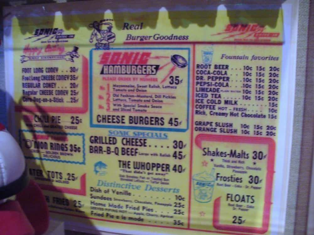sonic drive thru