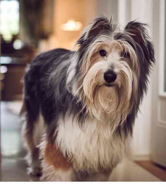dog in the hall