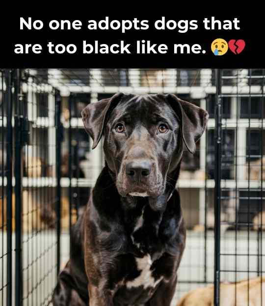 dog is too black
