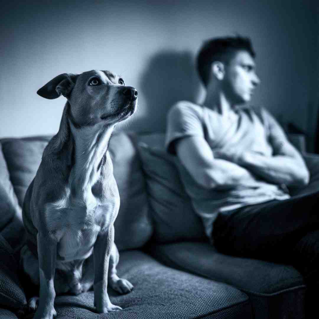 ignoring dog