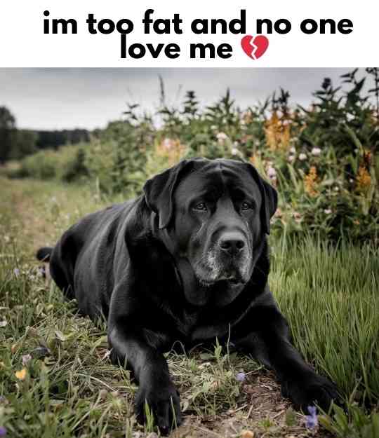 im too fat and no one love me